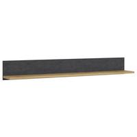 Wandregal Nina Eiche Artisan B: 164 cm - Eiche Artisan, Holzwerkstoff (164/21/23cm) - MID.YOU
