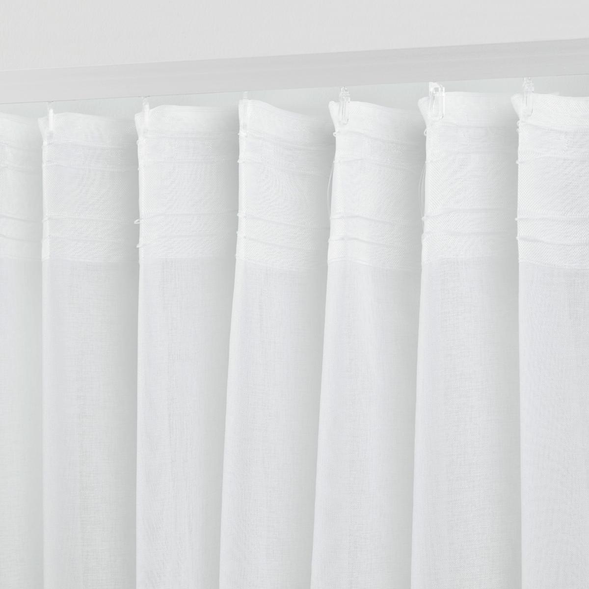 HOTOVÝ ZÁVĚS Livie, 135/245 cm - šedá/bílá, Basics, textil (135/245cm) - Mömax