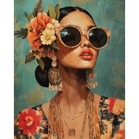 Obraz na plátne GIPSY DOLL - viacfarebná, Modern, kompozitné drevo/textil (80/100/3,8cm) - Mömax