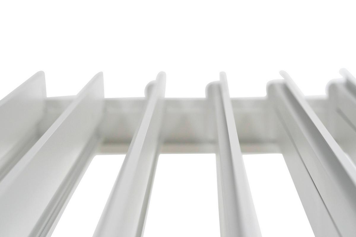 Pergola Deluxe 400x300cm Weiss - Weiß, MODERN, Metall (400/250/300cm) - Gardenson