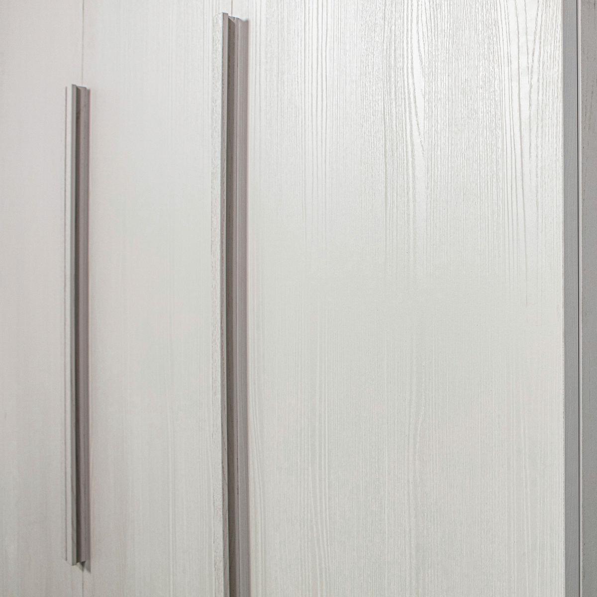 Drehtürenschrank Rens, Grau B: 165 Cm - Walnussfarben/Grau, Design, Holz (165/210/58cm) - Livetastic