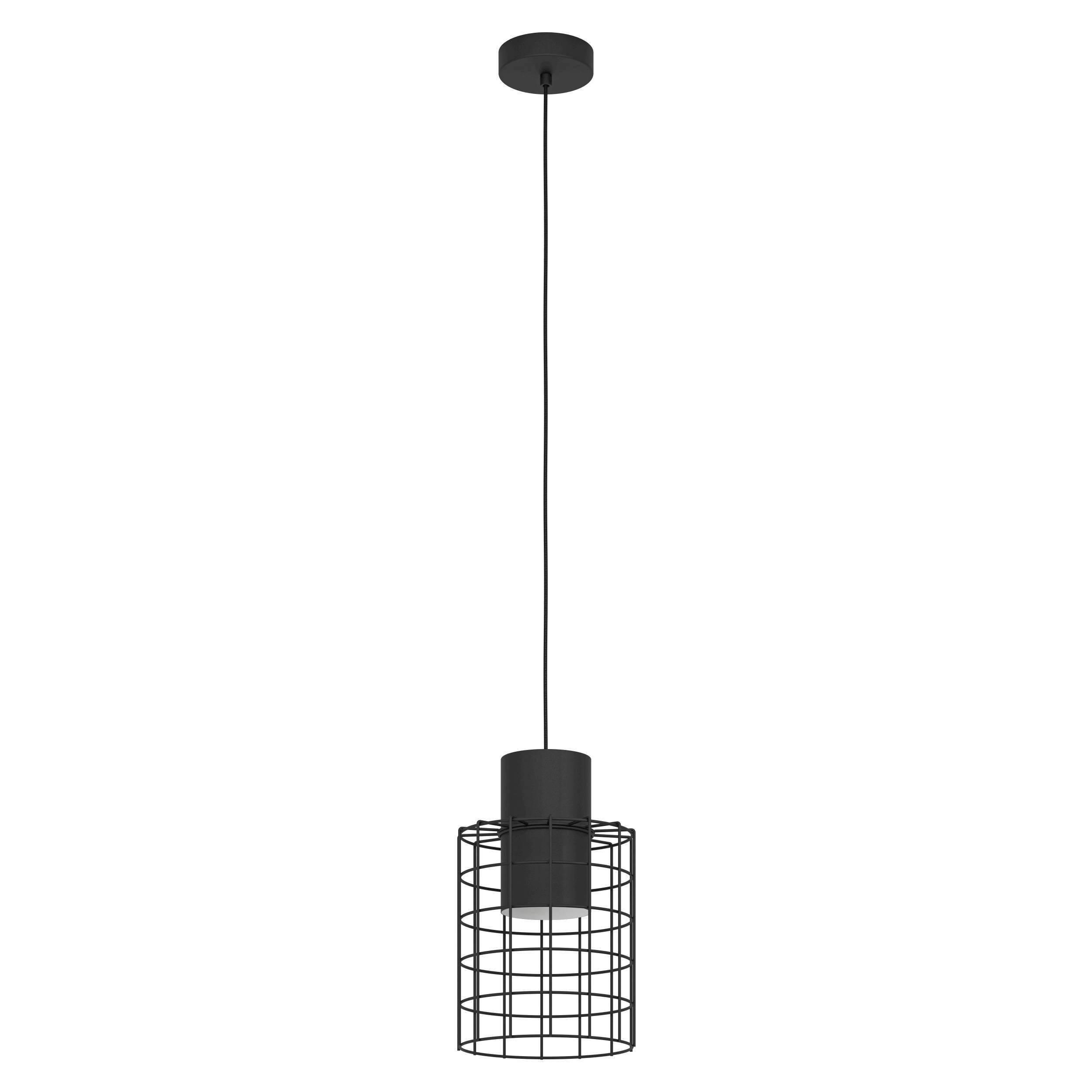 Hängeleuchte 43625_milligan - Schwarz/Weiß, KONVENTIONELL, Metall (20/110cm) - Eglo