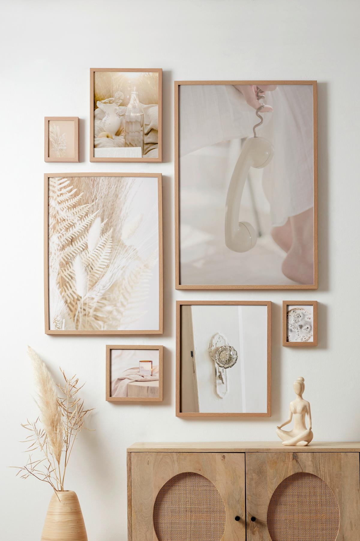 RÁM NA OBRAZY Gitta 13x18 cm - farba duba, drevo/kompozitné drevo (13/18cm) - Modern Living