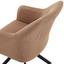 Stuhl Sevilla Braun - Schwarz/Braun, MODERN, Textil/Metall (55,5/82/63cm) - Ombra