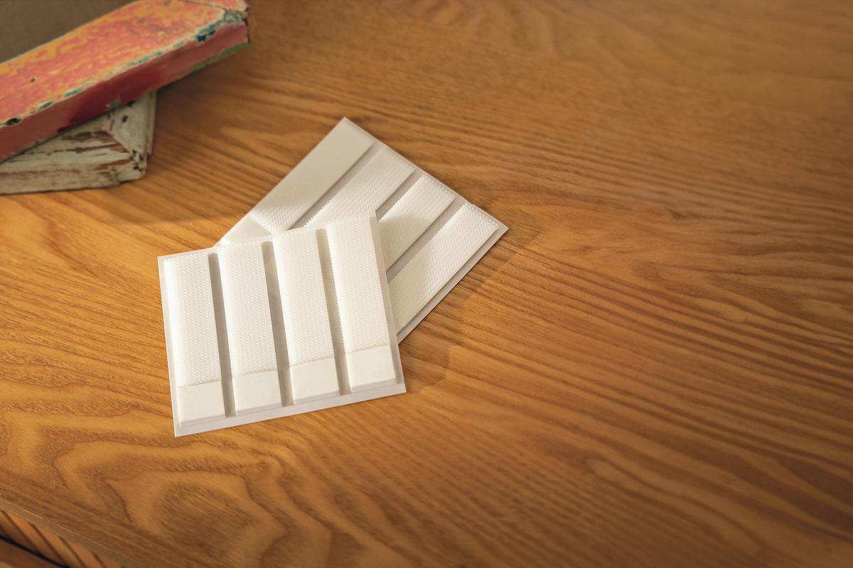 Bildaufhänger Tesa® Powerstrips Click Medium - Weiß, Basics, Kunststoff (2/8/0,3cm) - Tesa