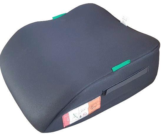 Sitzerhöhung Auto 4-12 Jahre Bis 36 Kg, Bezug Waschbar - Dunkelgrau, MODERN, Kunststoff (38/12.5/34cm)