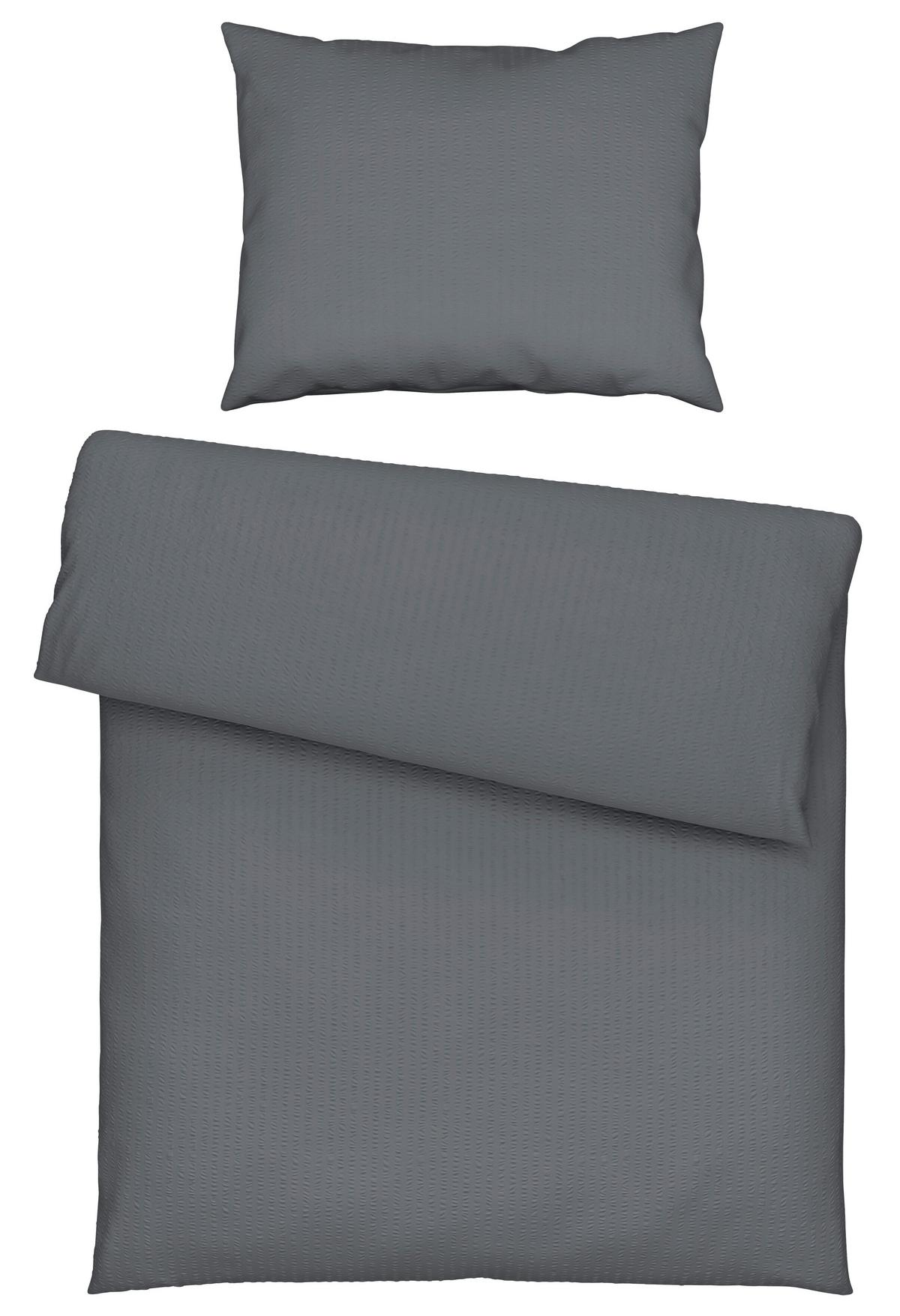 Ágyneműhuzat-garnitúra Larissa - antracit, Konventionell, textil - Ondega
