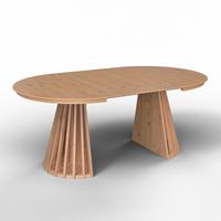 Rozťahovací stôl ENNIO 120, dekor dub - farba duba, Modern, drevo/kompozitné drevo (120-200/76/120cm) - Bessagi Home