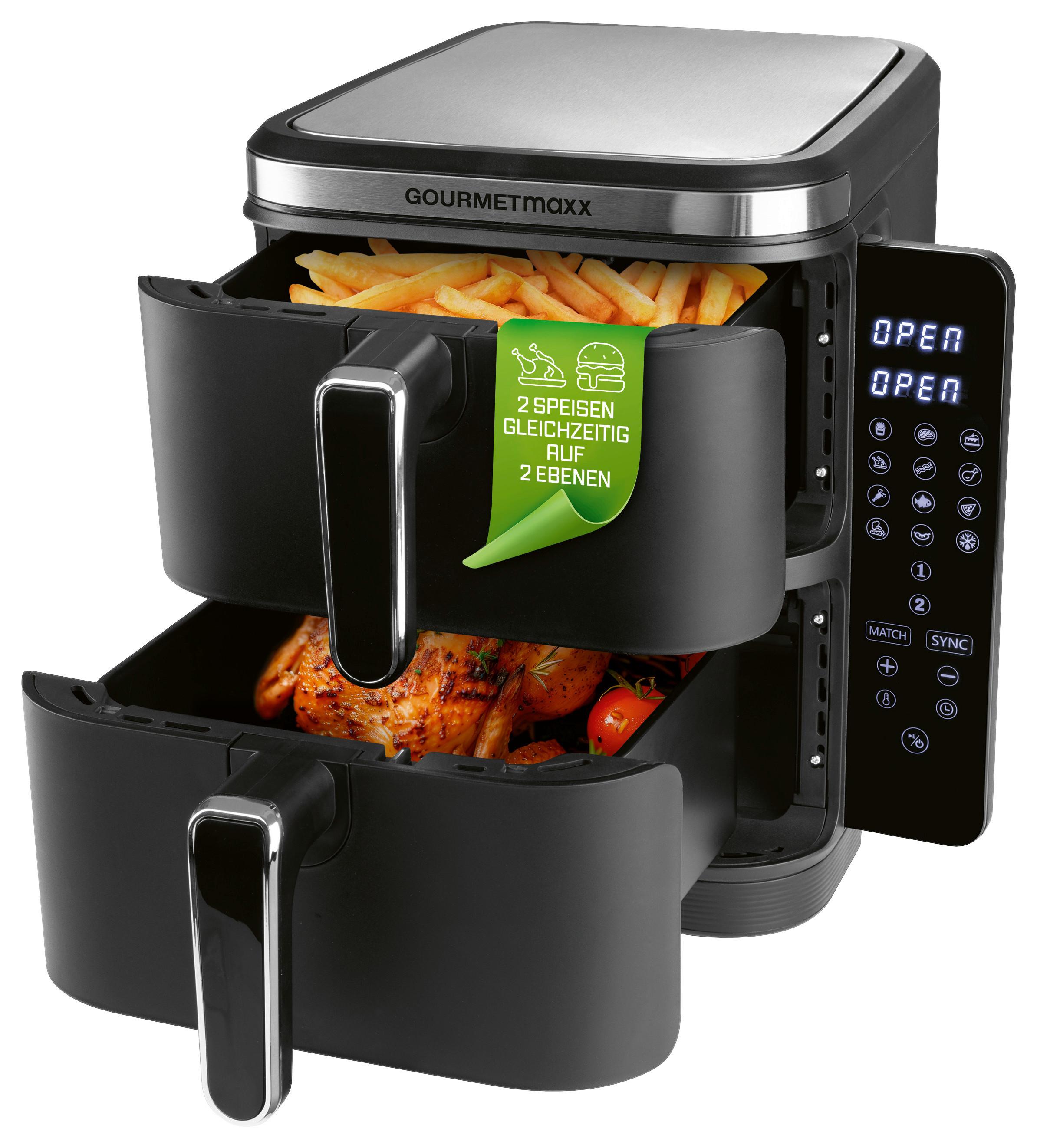 Heißluftfritteuse 15305 - Schwarz, Basics, Kunststoff/Metall (39/32/48cm)