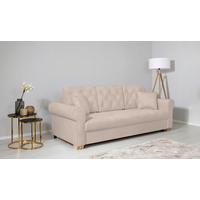Schlafsofa Arles, Beige 1 B: 240 Cm - Beige/Buchefarben, Design, Textil (240/94/98cm) - MID.YOU