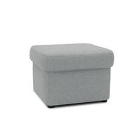Polsterhocker Sarafina Mint Mikrofaser H: 40 Cm - Schwarz/Mintgrün, KONVENTIONELL, Textil (61/40/61cm) - MID.YOU