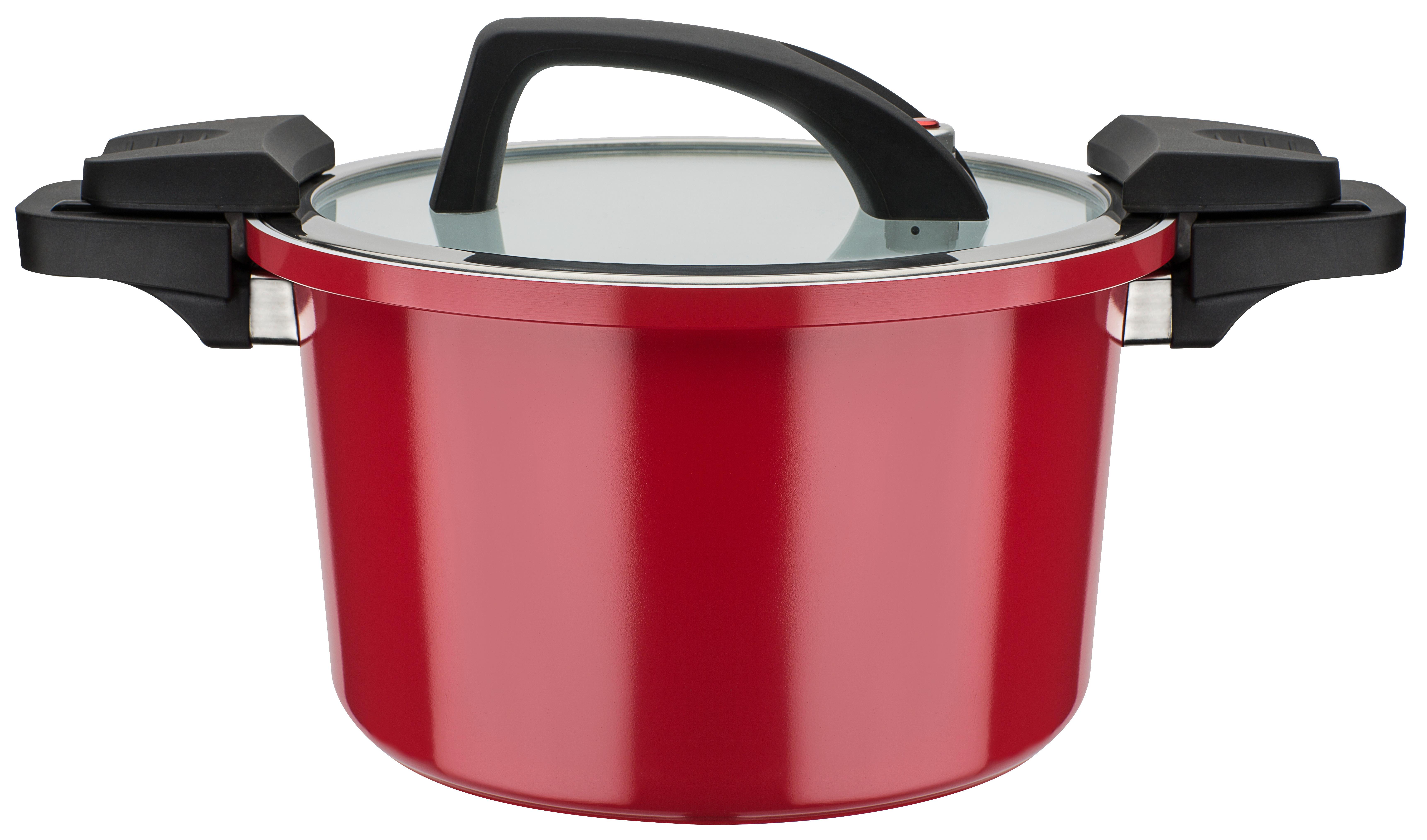 HRNIEC RED - červená, Basics, kov (24/16cm) - GSW