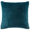 Zierkissen Belinda 45x45 Cm Polyester Petrol Mit Zipp - Petrol, ROMANTIK / LANDHAUS, Textil (45/45cm) - James Wood