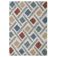 Hochflorteppich Sketch - Multicolor, KONVENTIONELL, Textil (80/150cm)
