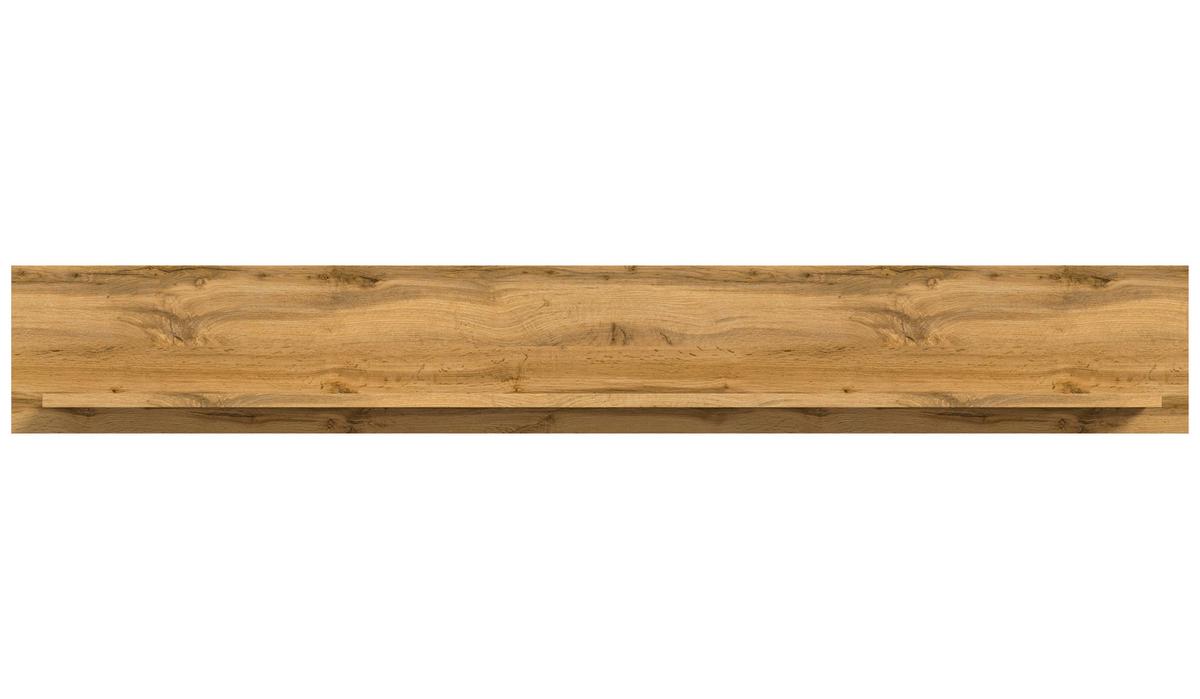 Wandboard Jam Eiche Dekor B: 140 Cm - Eiche Wotan, Design, Holzwerkstoff (140/20/15cm) - MID.YOU