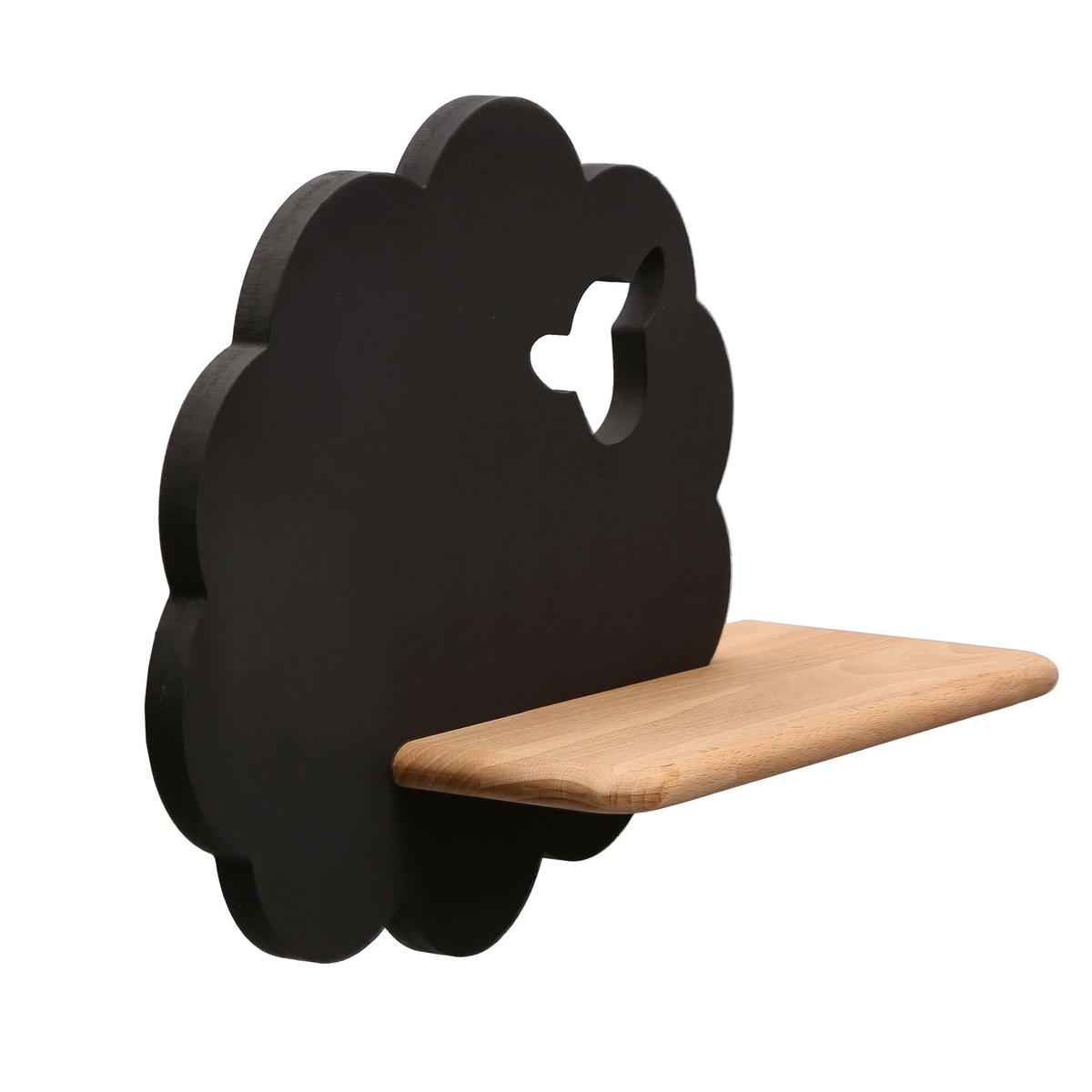 Kinderwandleuchte 21-84826 Sheep - Schwarz, Basics, Holz/Holzwerkstoff (36/12/24cm)