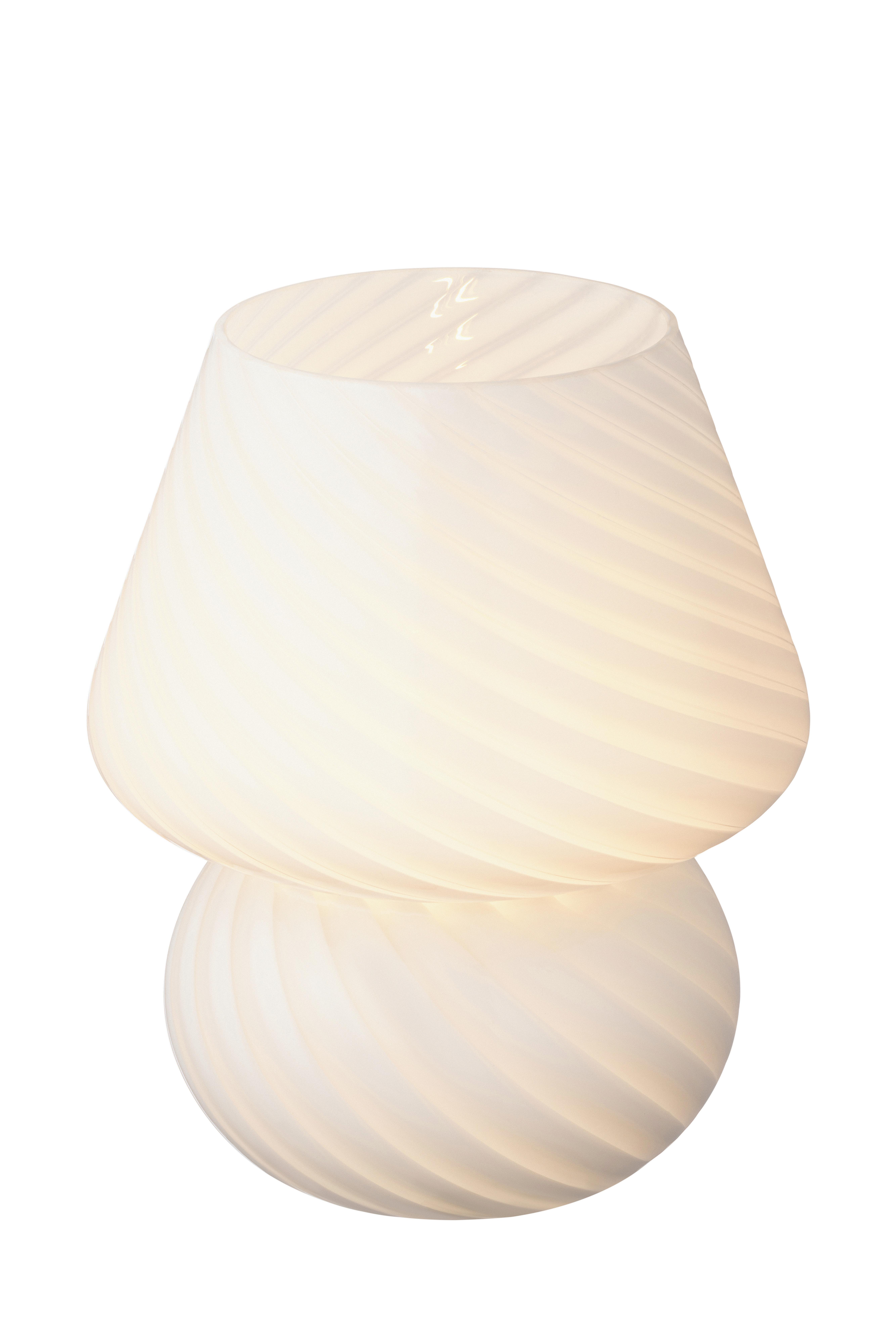 TISCHLEUCHTE DAMIRA - Weiß, Basics, Glas (14,5/18,5cm) - James Wood