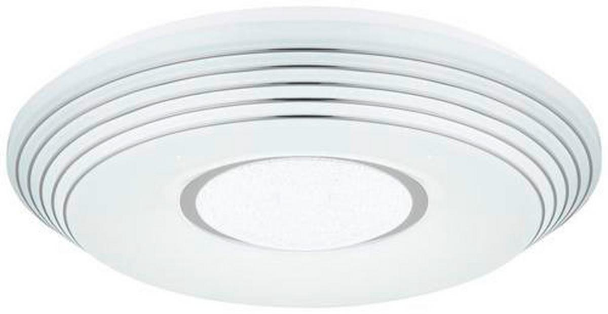 Led-deckleuchte Pillo Ø 50 Cm Mit Fernbedienung - Klar/Weiß, Basics, Kunststoff/Metall (50/8,5cm) - Globo