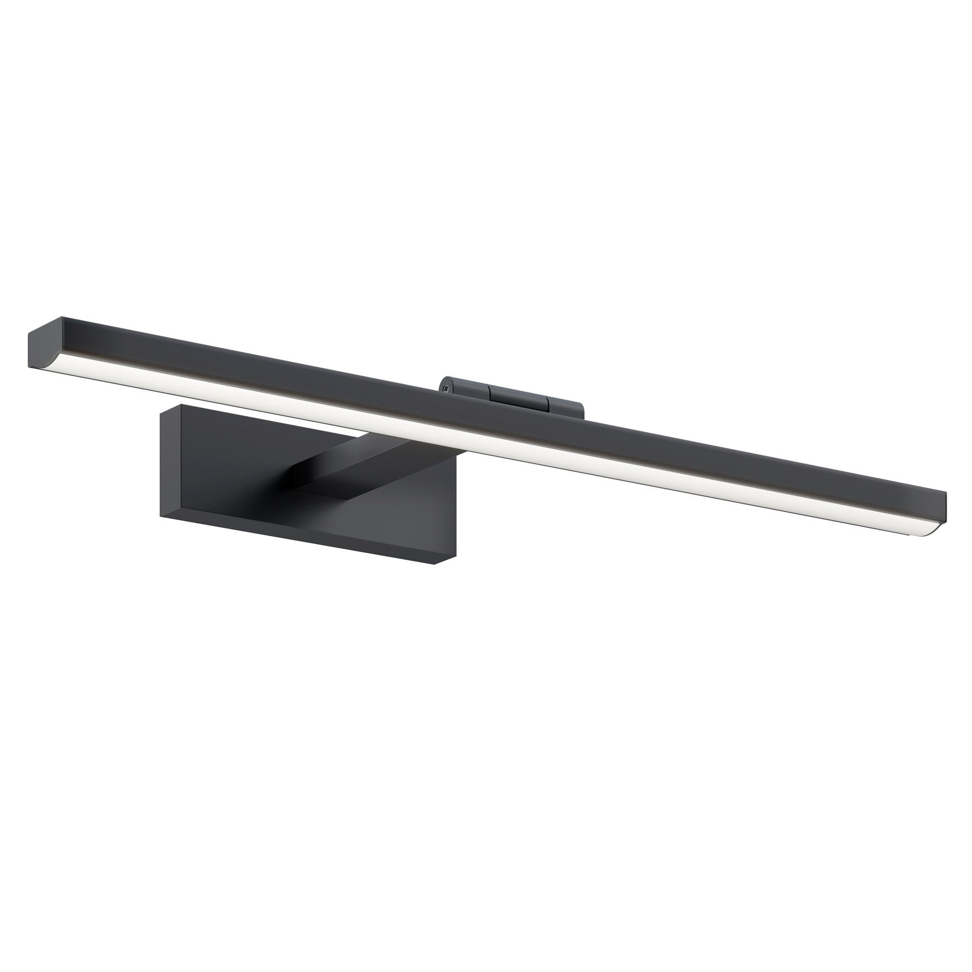 Spiegelleuchte Bris - Schwarz, Trend, Kunststoff/Metall (49.5/5/20cm) - MAYTONI