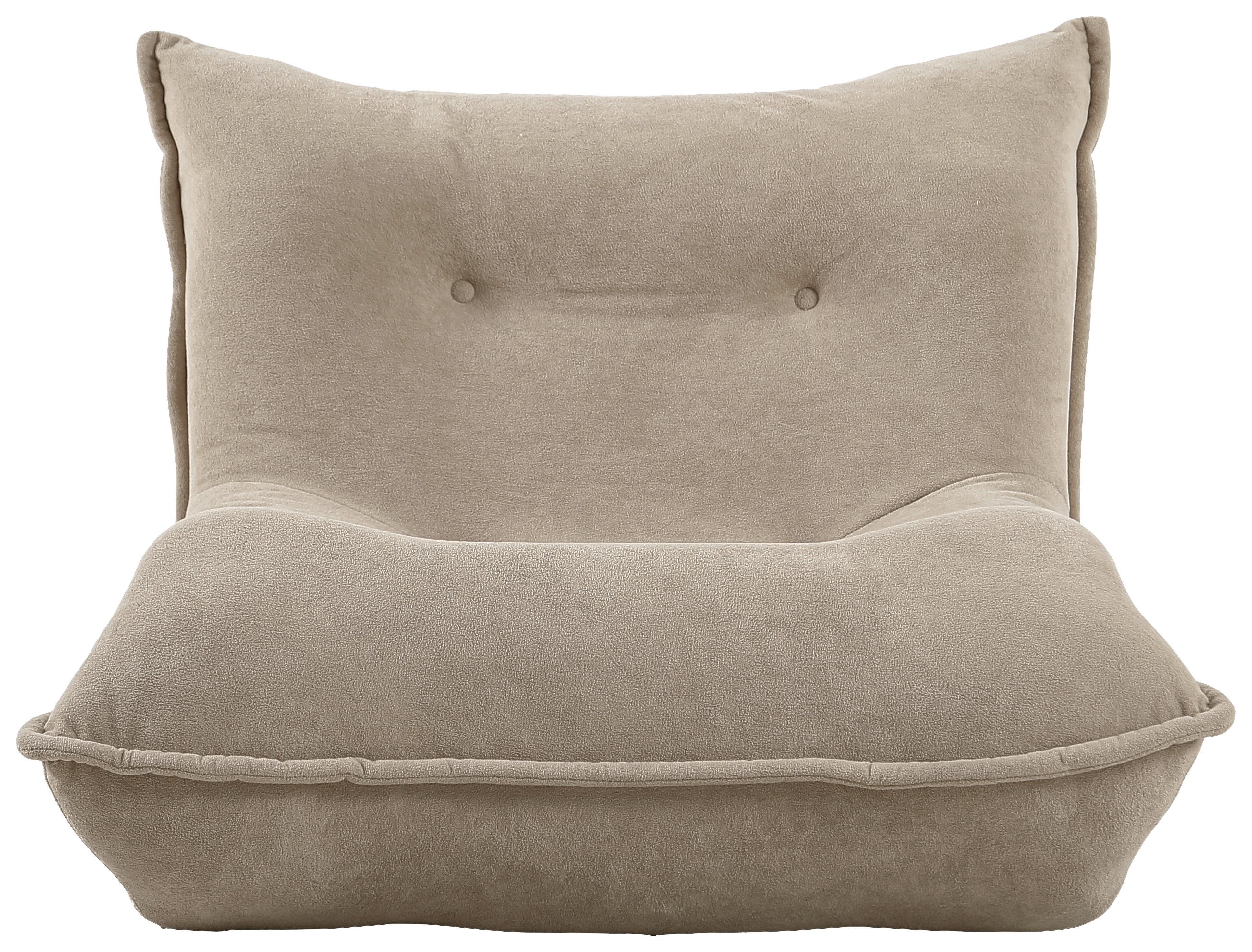 Relaxsessel Dubia Hellbraun B: 82 Cm - Hellbraun, Design, Textil (82/67/93cm) - Livetastic