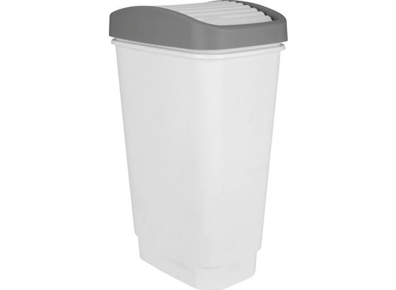 Odpadkový Koš Marius - bílá/šedá, Konvenční, umělá hmota (10l) Odpadkový Koš Marius - bílá/šedá, Konvenční, umělá hmota (10l)
