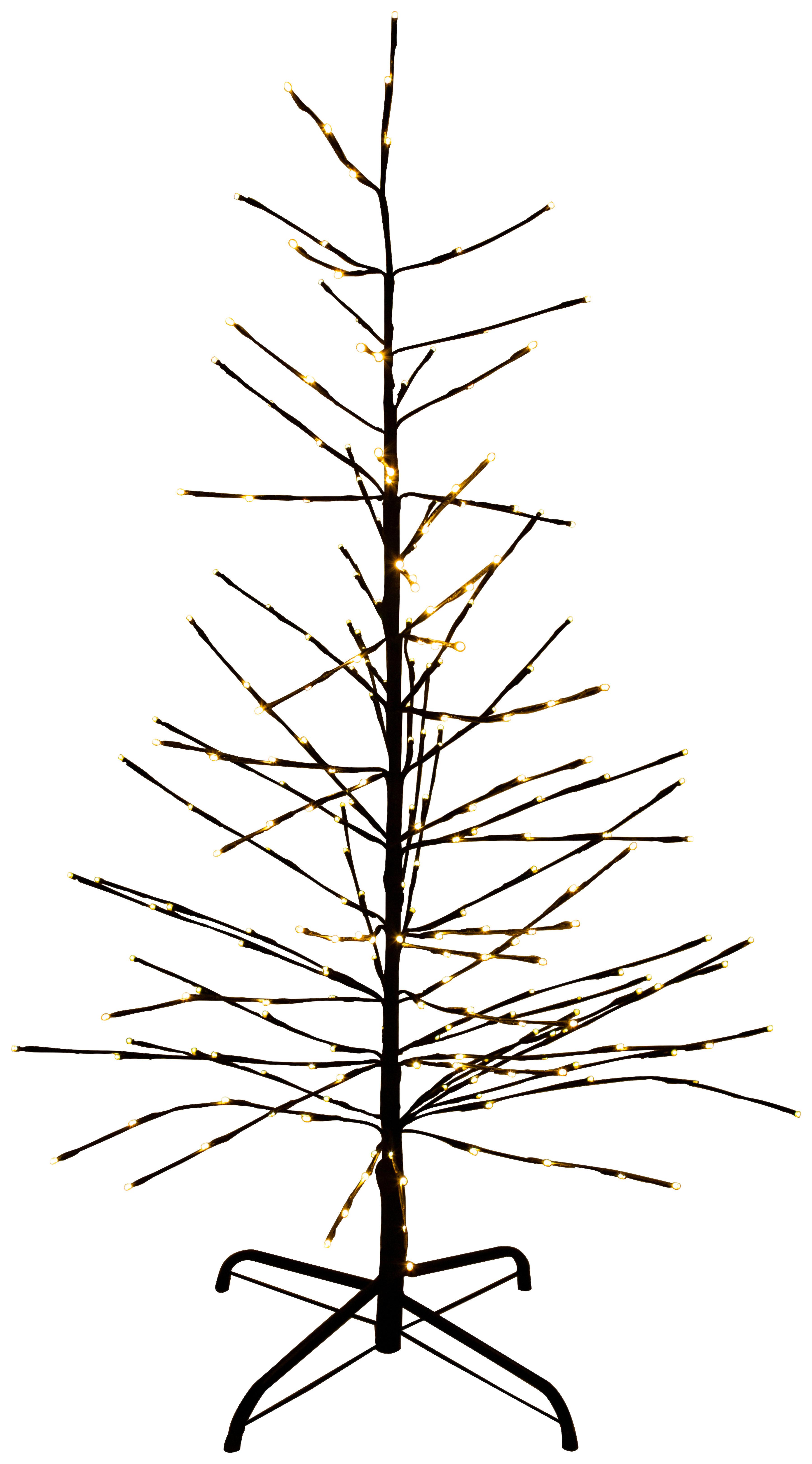 Dekorační LED svítidlo BAUMI, V: 150cm - černá, Konvenční, kov/plast (150cm) - Modern Living