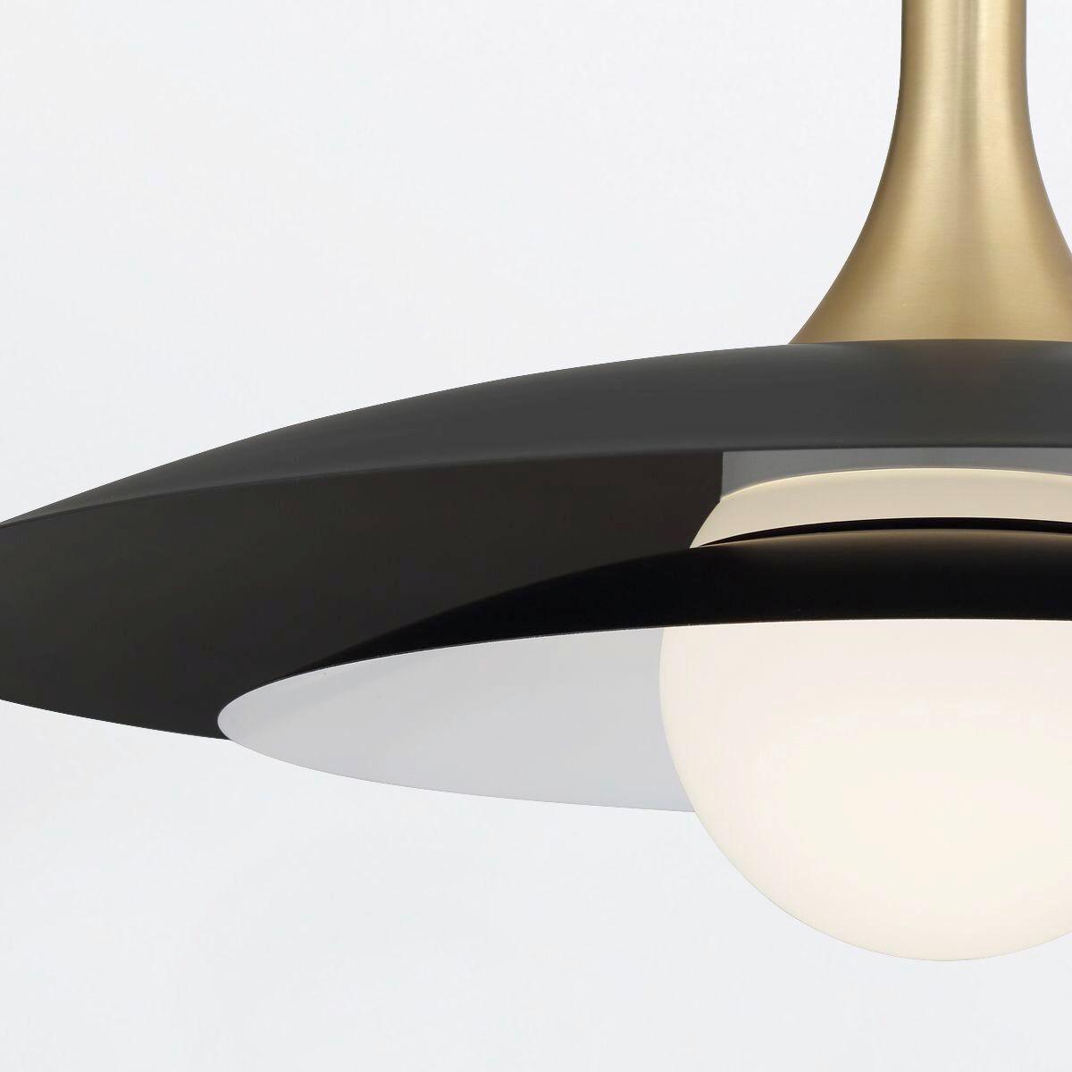 Led Függeszték Qn-Welsh-P-Bk - többszínű, Konventionell, üveg/fém (46/75cm) - Elstead Lighting