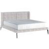 Polsterbett Mit Matratze 180x200 Tessina Sorisso Creme - Creme/Schwarz, MODERN, Textil (180/200cm) - Livetastic
