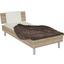 Futon Ágykeret Belia - éger színű, konvencionális, fa (90/200cm)