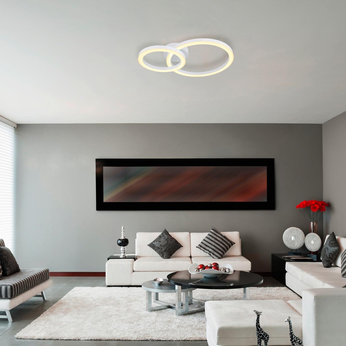 LED-Deckenleuchte 672380-18w - Design (42/30/7cm) - Globo