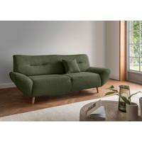 3-Sitzer-Sofa Drago, Waldgrün B: 205 cm - Waldgrün/Wildeiche, KONVENTIONELL, Textil (205/81/90cm) - MID.YOU