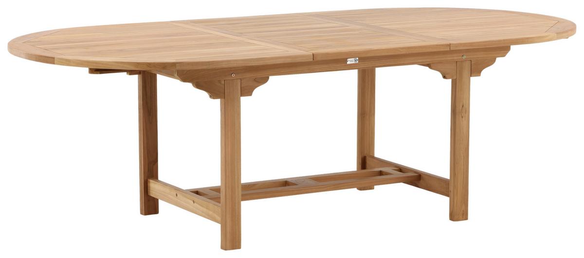 Gartentisch Kenya Teakholz L 180 Cm - Teakfarben, KONVENTIONELL, Holz (180/120/75cm) - Gardenson