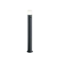 Wegeleuchte Hoosic 28w Metall Kunststoff - Anthrazit/Weiß, Natur, Kunststoff/Metall (12/80cm) - Trio Leuchten