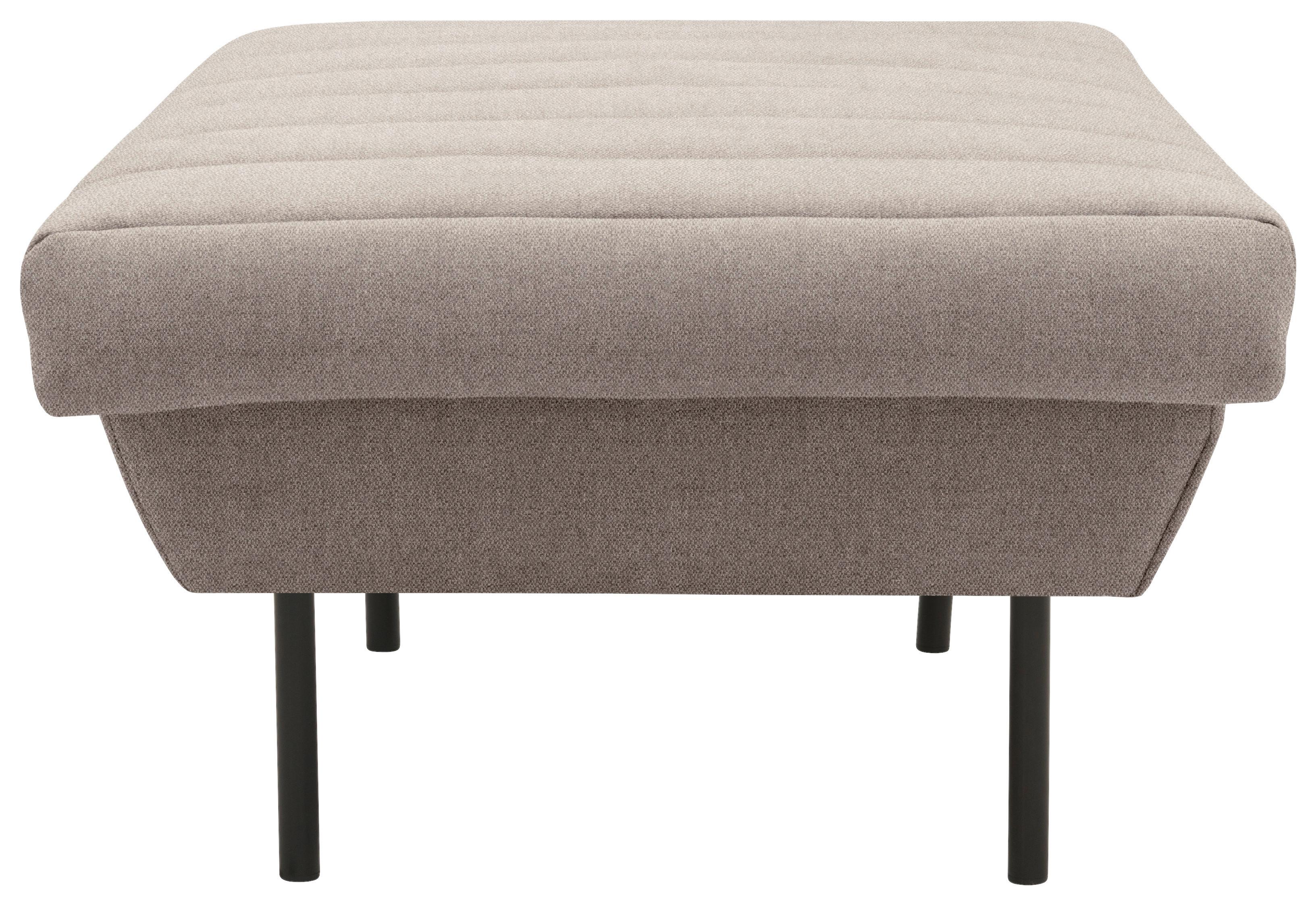 Hocker Looks Ix - Beige/Schwarz, Design, Textil (70/45/70cm) - LOOKS by W.Joop