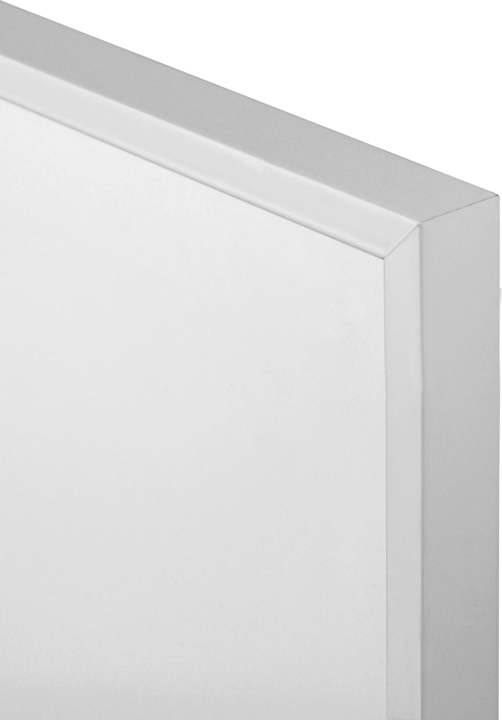 Infrarot Heizung 350 W Frame S Weiß 59,5x59,5 cm - Weiß, Basics, Metall (59,5/59,5/2,8cm)