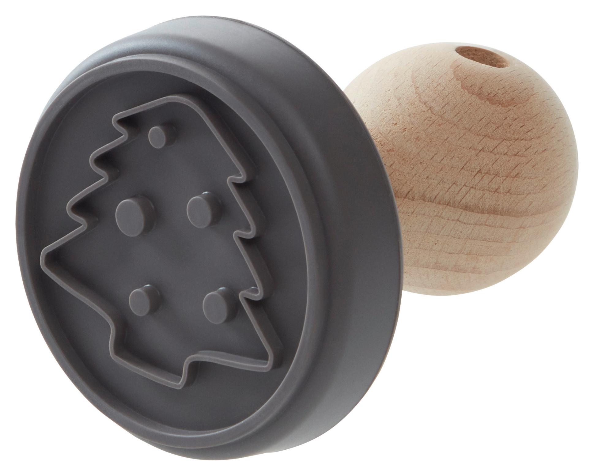 RAZÍTKO NA SUŠENKY CHRISTMAS FABLE - šedá, Konvenční, dřevo/plast (10/7,5cm) - Modern Living
