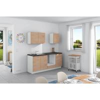 Küchenzeile Plan Ohne Geräte Ohne Geräte B: 200 Cm - Wildeiche/Anthrazit, Design, Holzwerkstoff (200cm) - Express