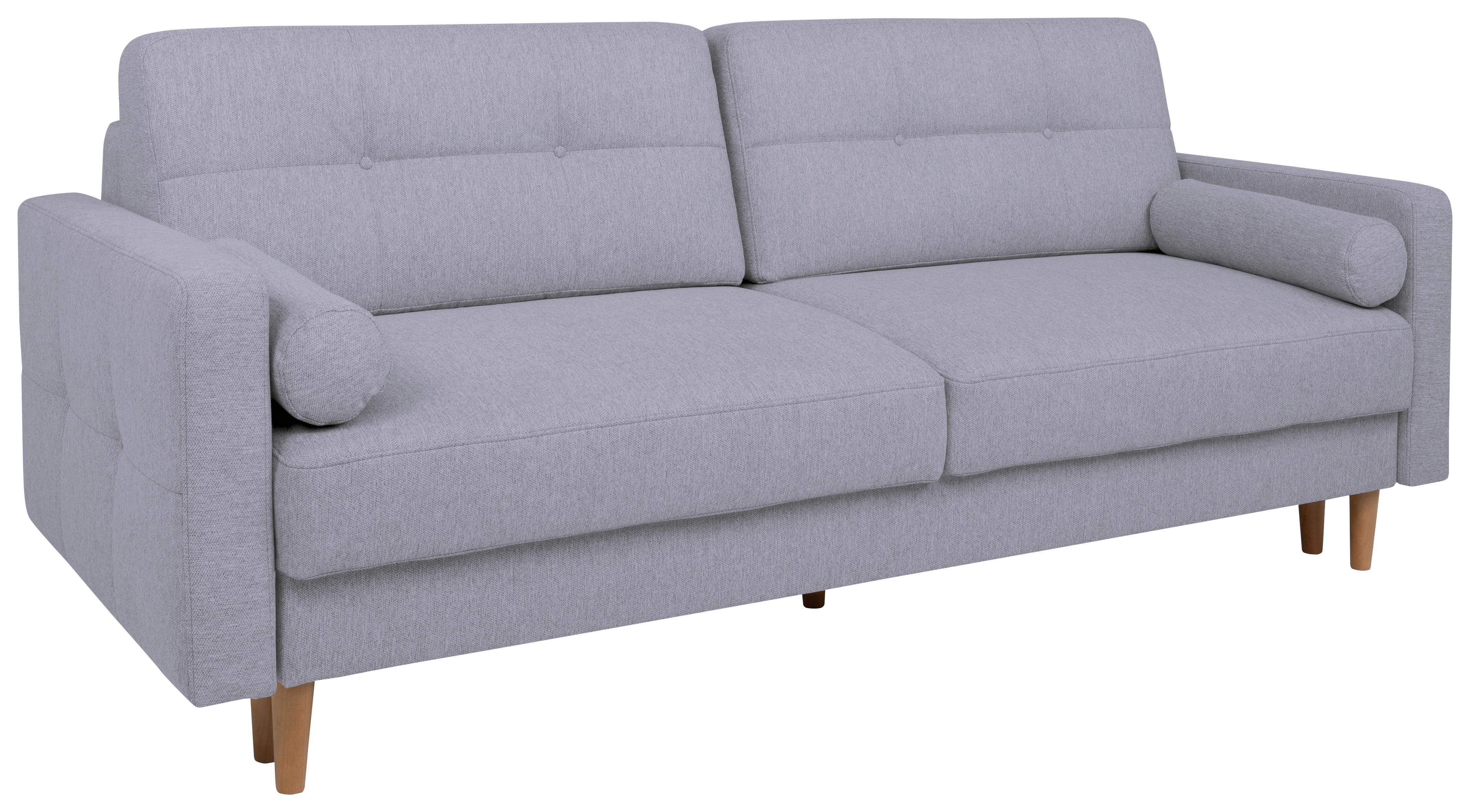 Schlafsofa Noret Graublau B: 222 Cm