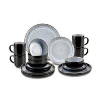 Kombinovaný servis MAGNUS MAGNUS - čierna/sivá, Modern, keramika - Mömax