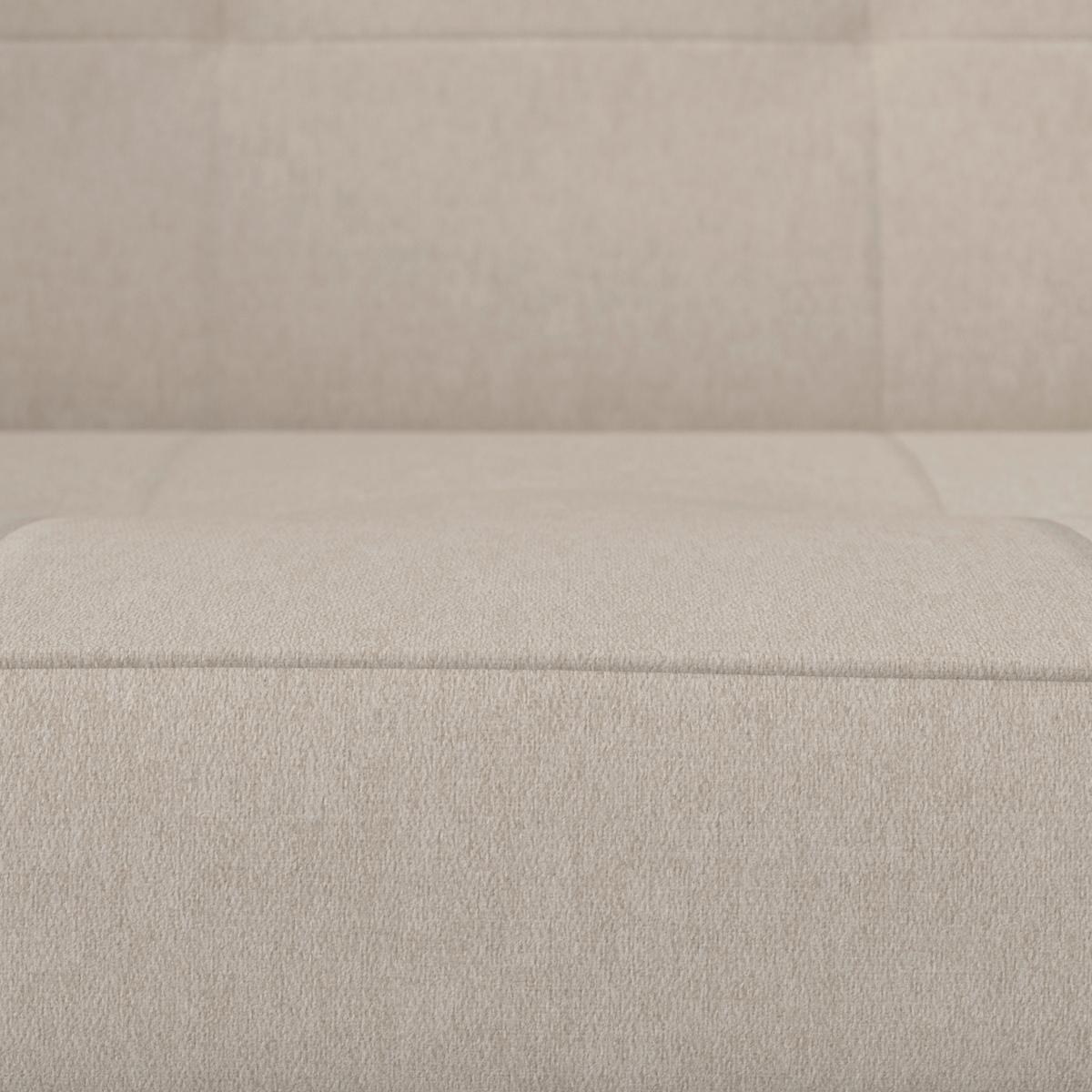 Rozkladacia pohovka MIRIAM, béžová farba - prírodná farba/béžová, Modern, drevo/textil (176/71/85cm) - Bessagi Home