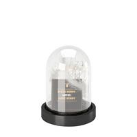 Led-deckenleuchte Ann Mit Batteriebetrieb - Schwarz, Basics, Glas/Kunststoff (12/22,4/12cm) - Playboy