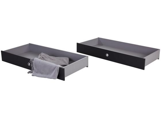 Bettschubkasten Virgo 2 - Graphitfarben/Weiß, MODERN, Holzwerkstoff (141/20/61cm) Bettschubkasten Virgo 2 - Graphitfarben/Weiß, MODERN, Holzwerkstoff (141/20/61cm)