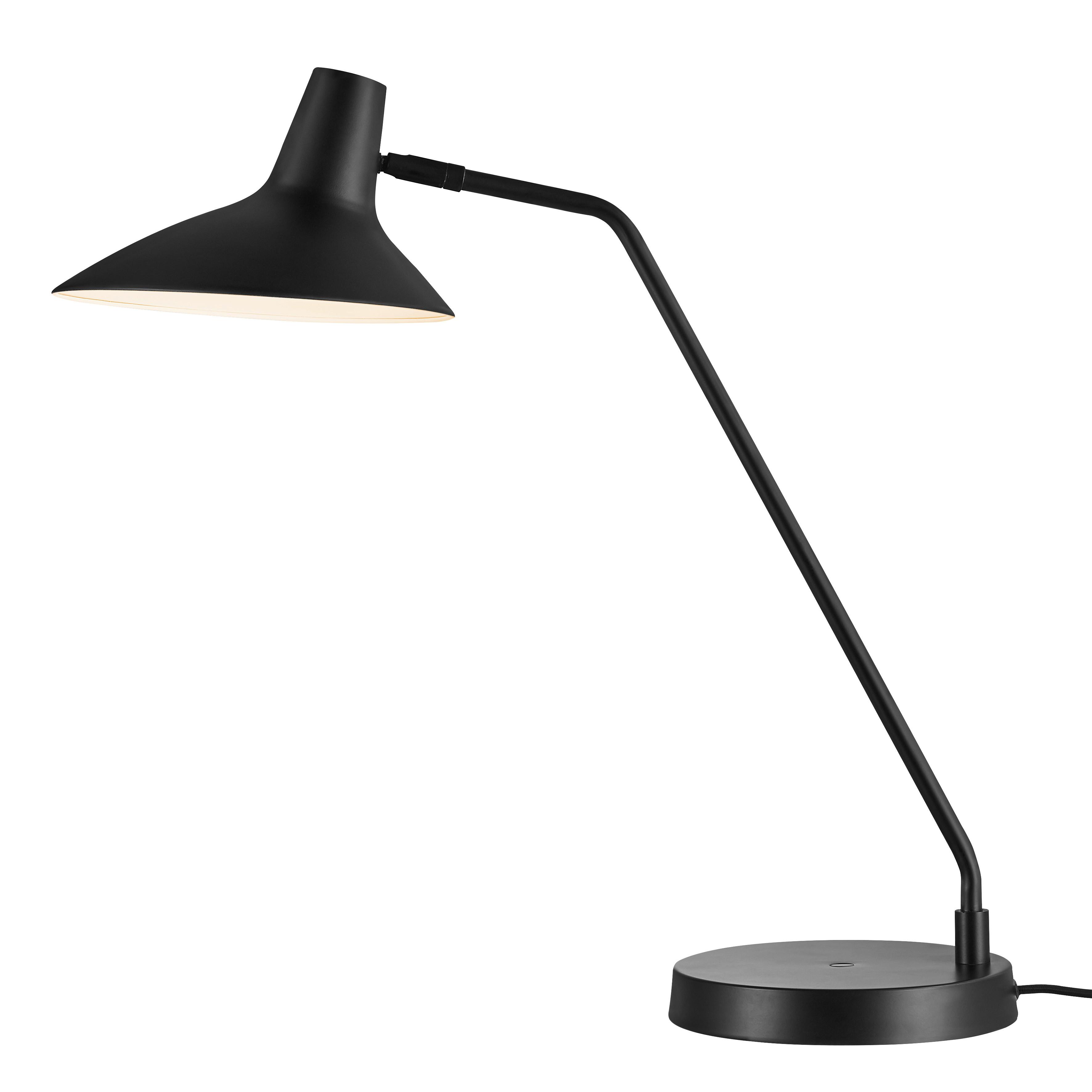 Tischleuchte Schwarz L: 54 cm - Schwarz, Design, Metall (54/23/55cm) - Nordlux