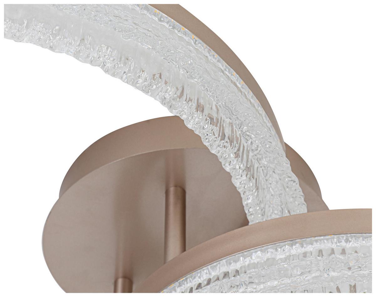 LED-Deckenleuchte Jessi - Cappuccino, Kunststoff/Metall (41,5/62/14,5cm) - Luca Bessoni