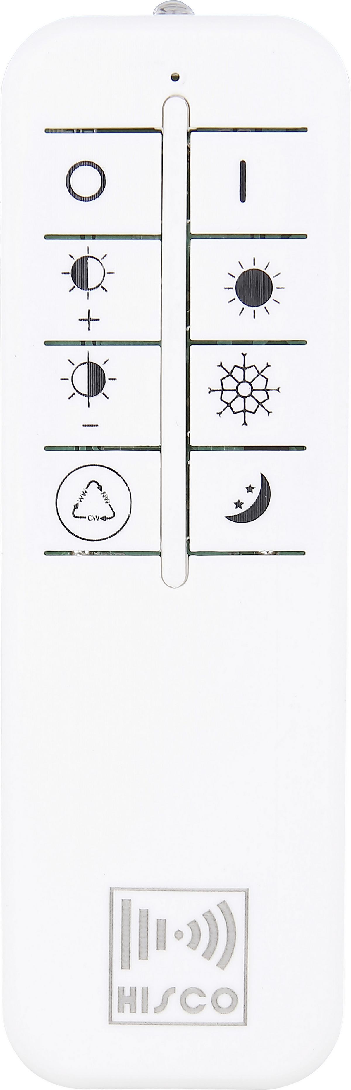 Led-deckenleuchte Erna L: 52 Cm Mit Farbtemperaturwechsler - Opal/Weiß, MODERN, Kunststoff/Metall (52/24,2/7,3cm) - Luca Bessoni