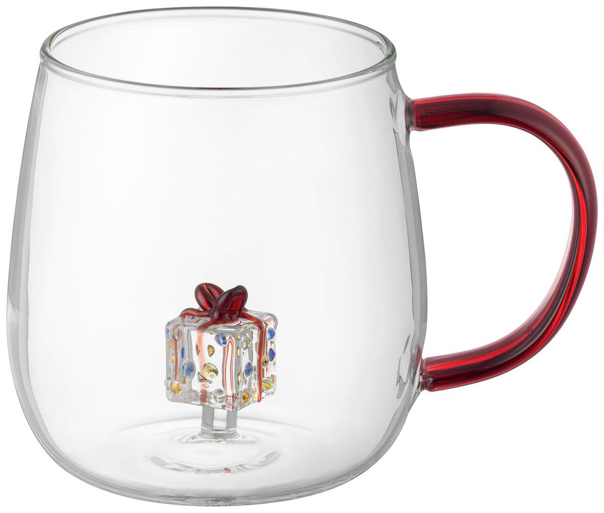 TEEGLAS Lumi - Waldgrün/Klar, Design, Glas (9/9cm) - Luca Bessoni