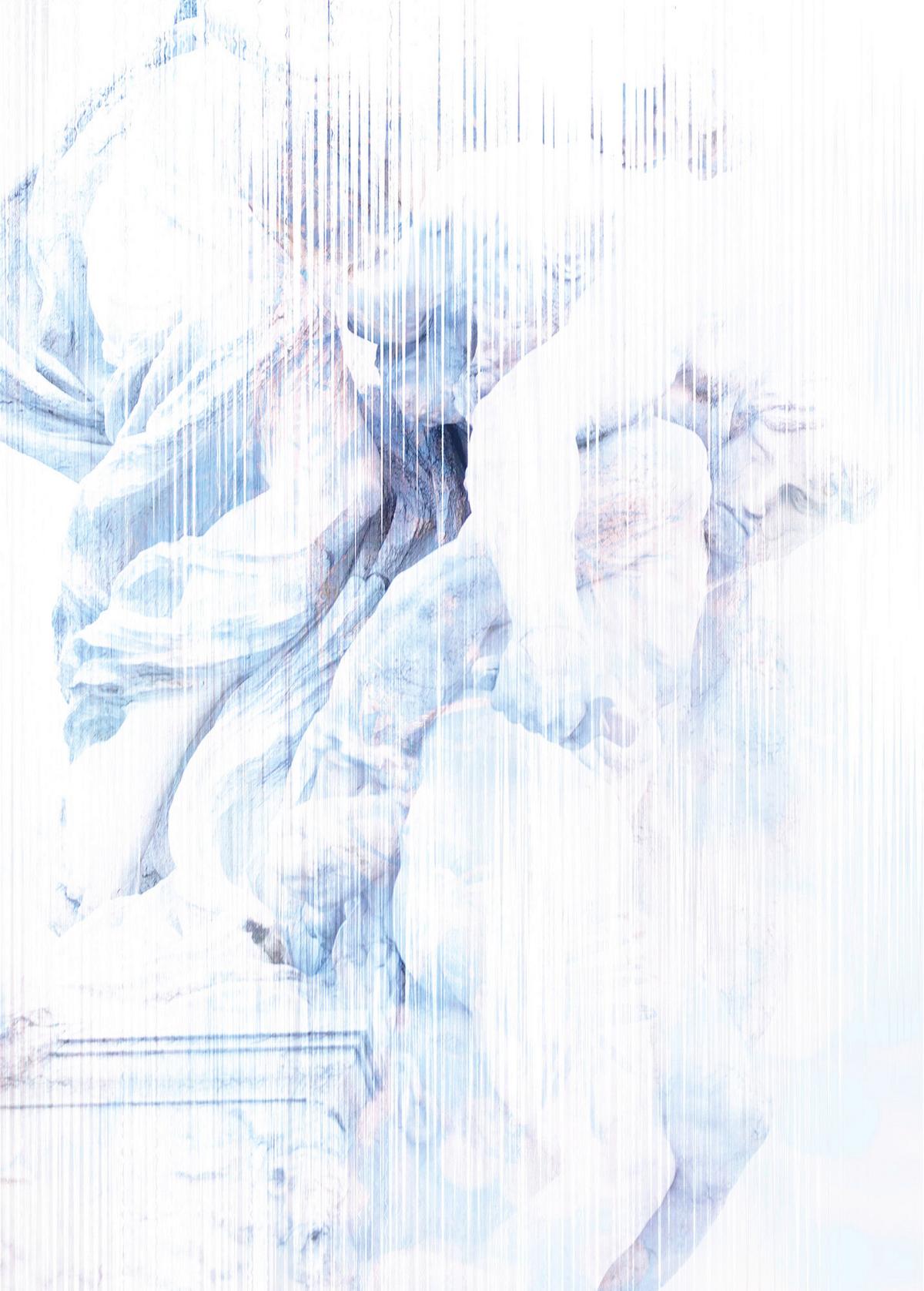 Fototapete Dreaming Of Roma - Blau/Weiß, Trend (200/280cm)