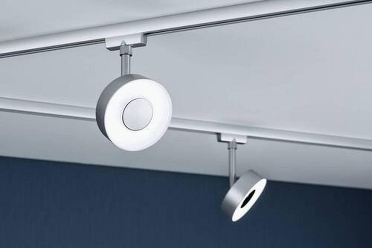 Schienensystem Urail Strahler 96799 In Chromfarben - Chromfarben, Basics, Kunststoff/Metall (9,8/14,7cm) - Paulmann