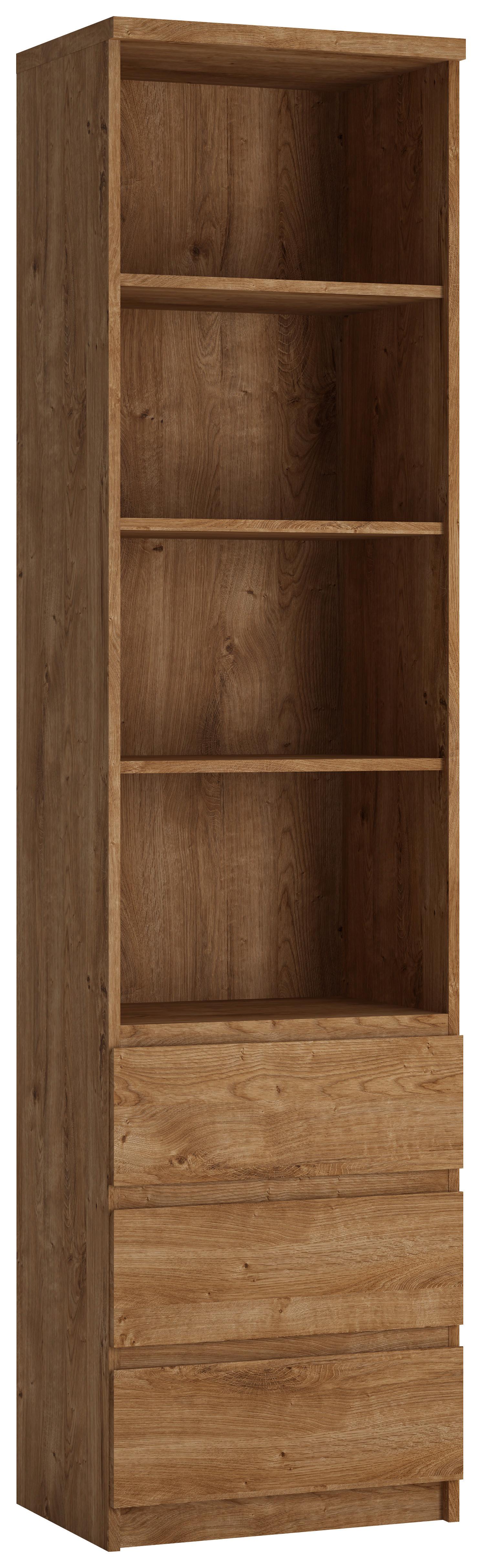 REGÁL FRIBO - Moderní, kompozitní dřevo/plast (50,1/200/40cm)