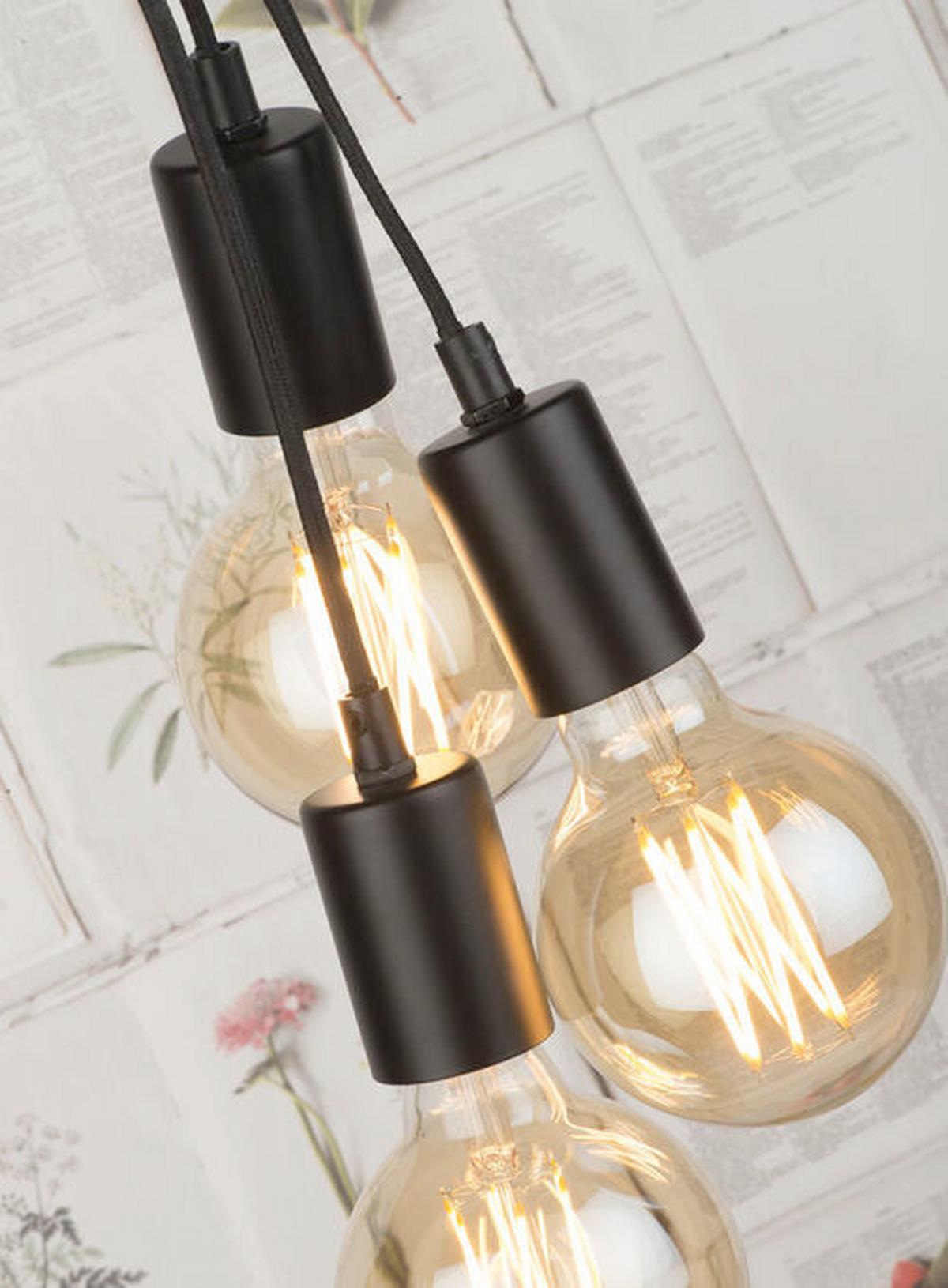 Stehlampe Oslo Grau/schwarz Oslo/f3/b - Schwarz/Grau, Design, Stein/Metall (48/190/32cm) - It's about Romi